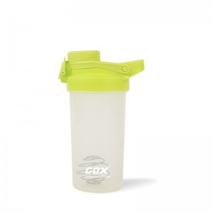GOX China OEM BPA Senpaga Klasika Shaker Botelo Perfekta por Proteinaj Skuoj