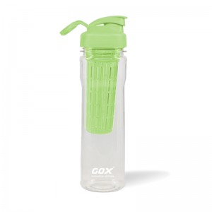 GOX China OEM Fruit Infuser Water Bottle with Handle Grip