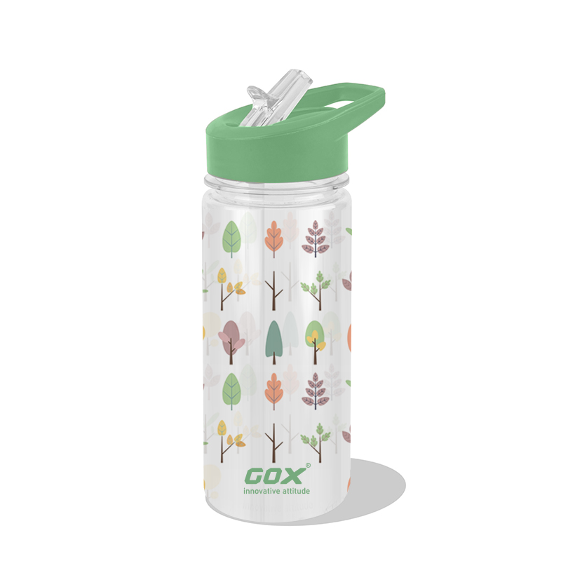 GOX China OEM Kids Bottle Water with Straw Lid