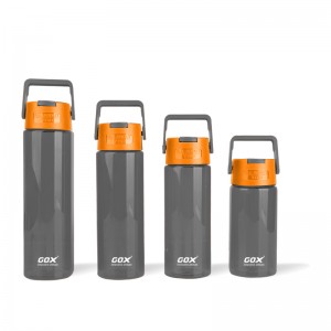 GOX China OEM Sports Tritan Water Bottle with Flip Nozzle and Carry Handle