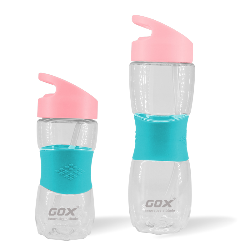 GOX China OEM vannflaske med vippedyse med gummigrep