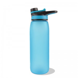 בקבוק מים GOX Tritan עם ידית נשיאה ללא BPA לחובבי כושר, חוץ