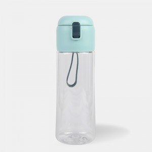 GOX Tritan vandens butelis be BPA su nešiojimo kilpa, skirtas lauke