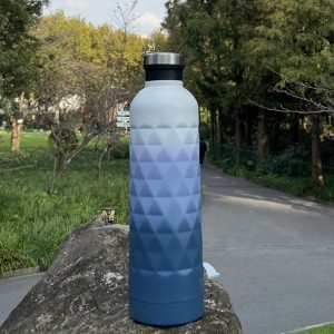 GOX steklenica za vodo z dvojno steno, vakuumsko izolirana iz nerjavečega jekla, Kitajska OEM