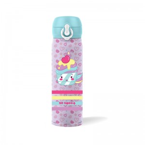 I-GOX China OEM Auto-open Lid Kids Vacuum Insulated Water Bottle