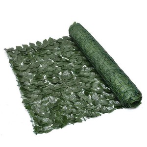 1x3M Privacy Faux Pe Plant Screen Balcony Artificial Ivy Leaf Roll Fence For Privacy Garden