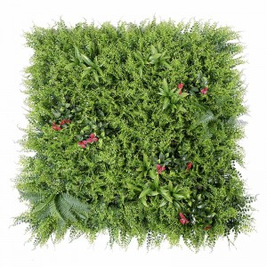 Paneis de buxo artificial Hedge Grass Wall Bbackdrop para decoración do xardín