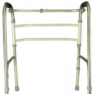Medicinsk udstyr multifunktionelle folde aluminiumslegering rollator handicappede krykker