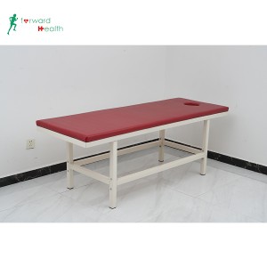 Adjustable Manual Hospital Examination Bed Portable Massage Bed para sa Beauty hospital clinic bed