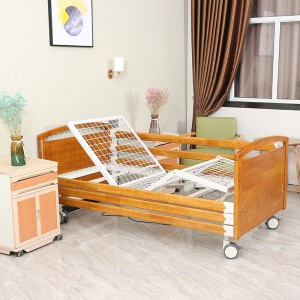 Cama de hospital de enfermagem médica elétrica cama de cuidados domiciliares para idosos