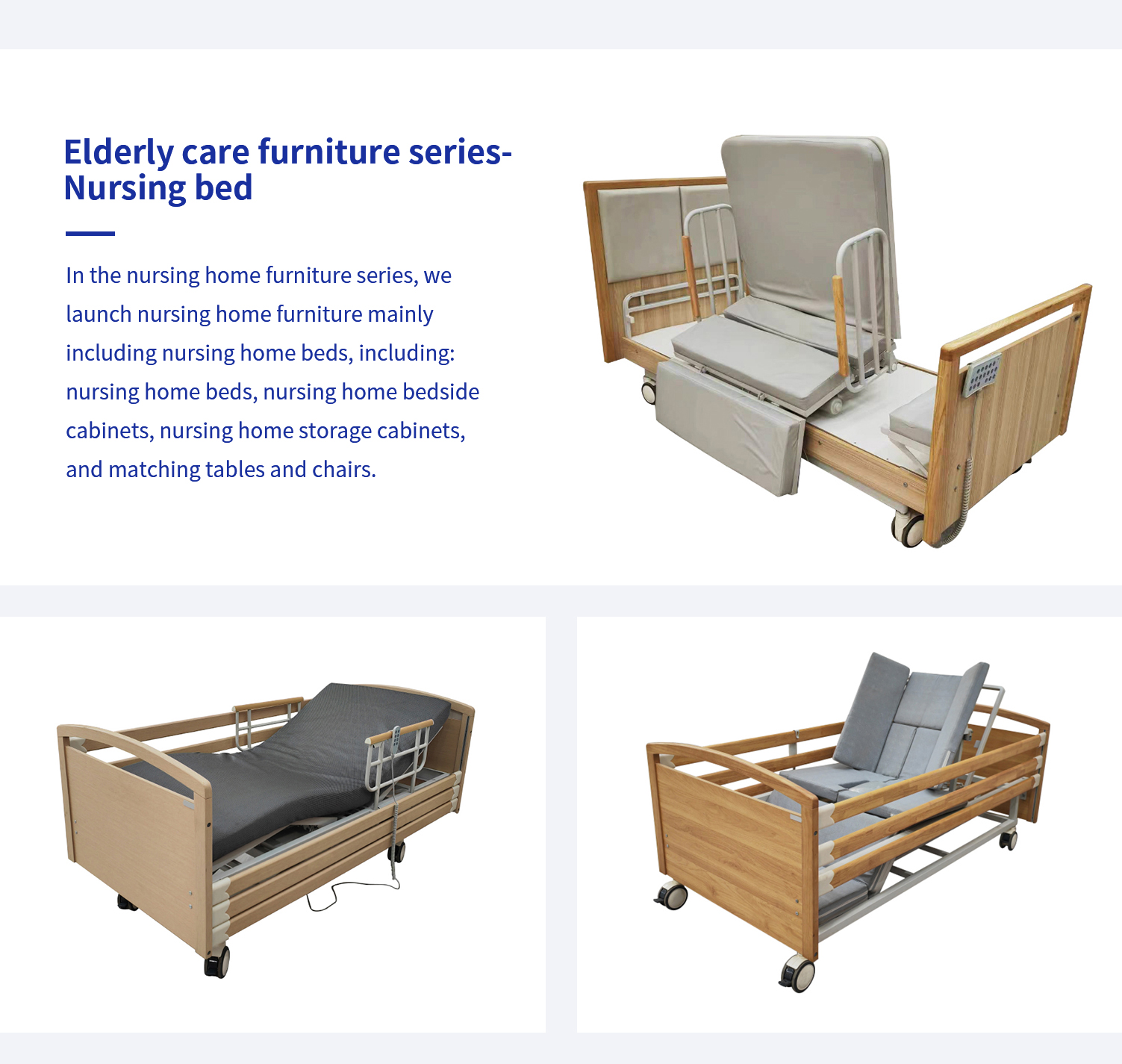 Elderly care furniture series- Nursing bed