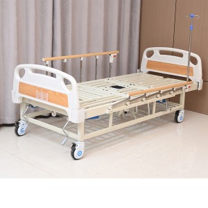 Zc04 manual multifunció ajustat per a proveïdors de mobles d'hospital populars Llit per a pacients d'hospital Llit d'infermeria mèdica per a l'assistència sanitària