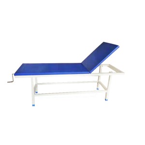 Camas de mesa de exame de pacientes de clínica médica cama de hospital de exame ajustável de aço inoxidável
