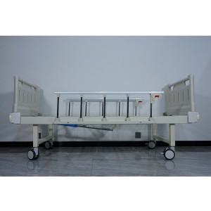 Aiki daya Manual Nursing Care Clinic ICU Asibitin Mara lafiya Bed Medical Equipment Asibitin Furniture guda ɗaya gadon asibiti