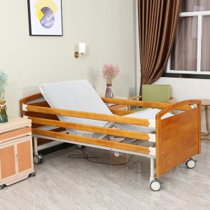 cama eléctrica de hospital de enfermería para anciáns cama de atención domiciliaria para anciáns
