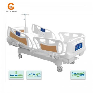 Lúkse Multifunction Sikehûs Patient Room 5function Bed
