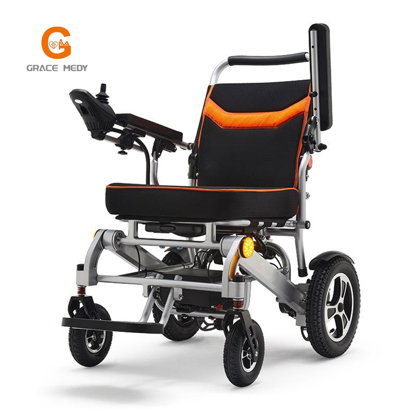 6019 electric wheelchair foldable lightweight Itinatampok na Larawan