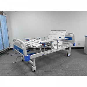 2 μανιβέλα χειροκίνητο νοσοκομειακό κρεβάτι B04-3