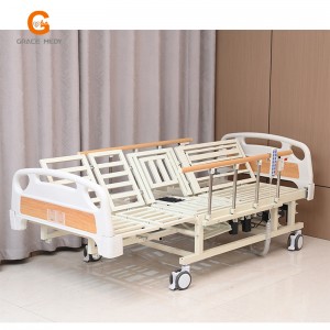 ZC03E dzeltenā krāsā Electric Full Curve Turnover Nursing Bed