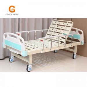 Z04 manuálna 2 kľuková nemocničná posteľ