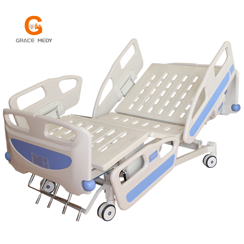 five-function manual hospital beds