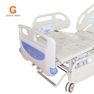 ABS 가드레일 A02가있는 세 가지 기능 클리닉 병원 침대
