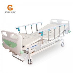 A02-7 3 функционално ръчно болнично легло