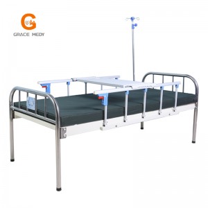 Ліжко лікарняне 1 функція B11-1 з нержавіючої сталі