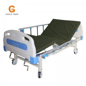 Б12 Економски болнички кревет са две полуге за пацијенте