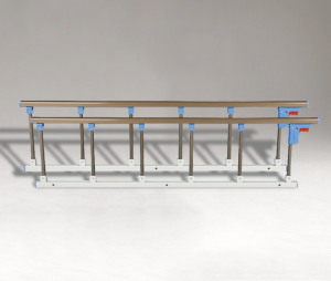 Aluminiumlegering guardrail / ferpleechhûs bed guardrail