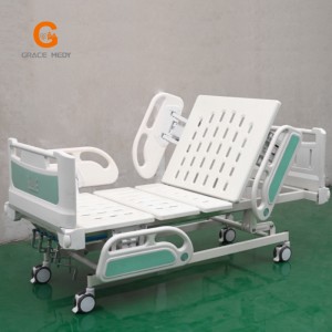 R01 ручне 5-функціональне лікарняне ліжко для інтенсивної терапії