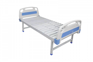 плоская больничная койка Медицинская больница Клиническая мебель Ручная плоская кровать пациента ABS