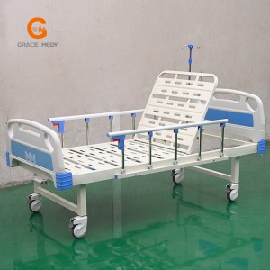 Производство Директни доставки Добро качество Регулируеми кърмачки с една манивела Функции Ръчно медицинско болнично легло Мебели