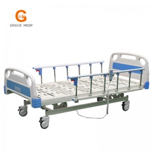 R03E 3-Function Electric Hospital Bed Kagamitan sa Pangangalaga sa Pag-aalaga Medikal na Furniture Clinic ICU Patient Bed