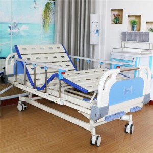 Cheap ABS clinic hospital medical manual bed A03-3