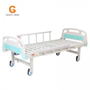 Однофункціональне лікарняне ліжко Z02 з ручним керуванням