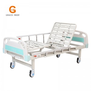 Z04 manuálna 2 kľuková nemocničná posteľ