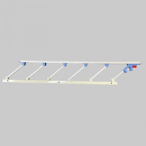 Aluminiumlegering Guardrail 5 Rods Sikehûs of Medical Bed Siderails
