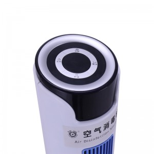 Mochini oa Remote Sterilizer UV Negative Ion Air Disinfection Machine e ka tsamaisoa ntle le Pm.
