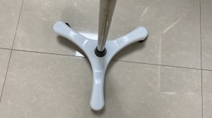 hospital Soporte de infusión 5 patas IV Poste de altura regulable de aceiro inoxidable IV Drip Stand