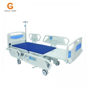 Lyxigt multifunktionssjukhus ICU-rum Elektrisk vårdstol Position Säng