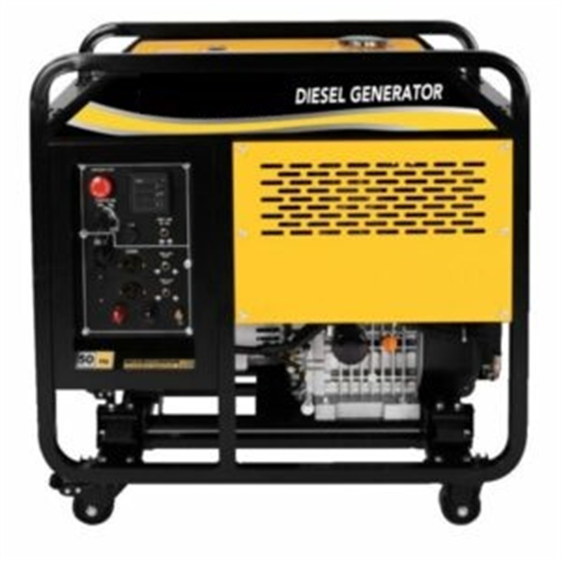 Generator diesel tipe terbuka sing digawe adhem hawa