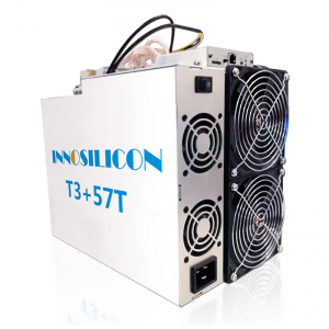 Innosilicon T3 43T-50T T3+ 54-57T T3+ Pro 67T I përdorur BTC ASIC Crypto Miner për Minierat e Bitcoin