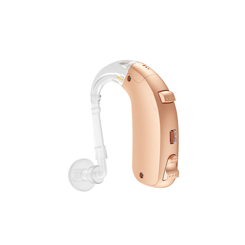 Great-Ears G26 oplaadbare digitale 16-kanaals ruisonderdrukkende luchtslang achter het oor hoortoestellen voor ernstig gehoorverlies
