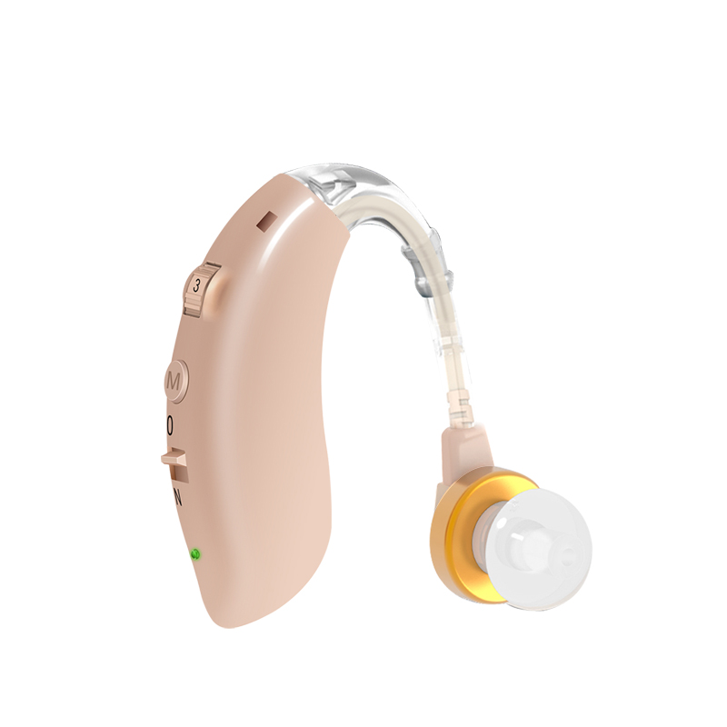 Audífonos retroauriculares Great-Ears G25L recargables de ultra alta potencia 4 modos bajo consumo buena calidad para pérdida auditiva severa