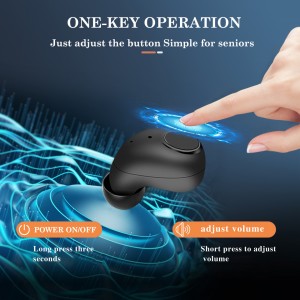 New Magnetic Charger Wireless Tws Earphone Mini Bluetooth OTC Digital Hearing Aid Rechargeable Battery Assist Deafness Sound Amplifier Device အတွက် စျေးနှုန်းကို Android iPhone သို့