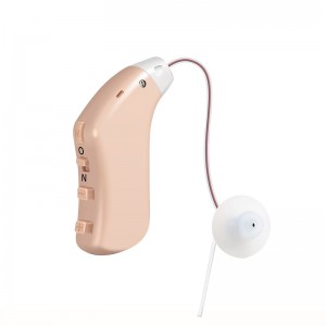 Sluchadla Great-Ears G28D s digitálním potlačením hluku RIC dobíjecí za uchem pro neviditelné nošení