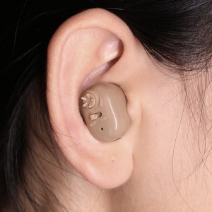 Great-Ears G12 yn it ear mini-grutte leech enerzjyferbrûk lange standby-tiid oplaadbere gehoarapparaten