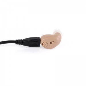 Great-Ears G18 na rechargeable sa tainga maliit na sukat mababa ang power consumption rechargeable hearing aid
