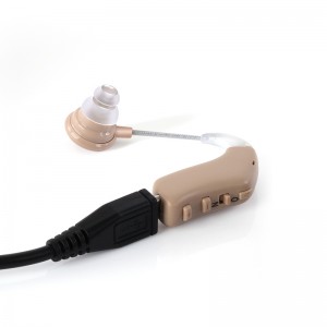 Dobíjacie 2 režimy počúvania Great-Ears G28L s nízkou spotrebou hluku za načúvacími prístrojmi